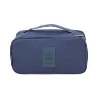 Bolsa de almacenamiento de viaje para sujetador, ropa interior, cosméticos, maquillaje, organizador de viaje, armario, ropa, calcetines, bragas, bolsas de viaje, organizador para equipaje, azul marino