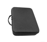 Bolsa de almacenamiento EVA para Huojing H5 y H7pro para robot de limpieza de ventanas, funda rígida protectora portátil con asa y para cremalleras dobles (negro)