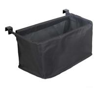 Bolsa de almacenamiento expandible impermeable para portón trasero de vagón, organizador para camping, playa y artículos de jardín (negro)
