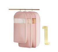 Bolsa de Almacenamiento for Abrigos Colgantes con Cremallera de autocompresión, Larga y Transpirable, Ahorra Espacio con 5 Ganchos, Funda Antipolvo, Organizador Ropa Disfraces Baile concursos(B)