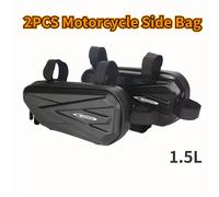 Bolsa de almacenamiento frontal para scooter eléctrico de 1.5L, 2 piezas, carcasa EVA, bolsa colgante de gran capacidad para skateboard, para Xiaomi M365 Pro