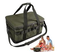 Bolsa de almacenamiento grande para acampada, bolsa de almacenamiento para camping, impermeable, Oxford Cloth Bag, amplia capacidad de viaje, organizador de almacenamiento al aire libre, bolsa de