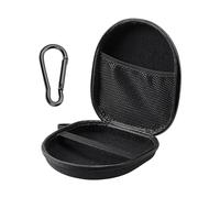 Bolsa de Almacenamiento Grande para Auriculares - Portátil, Negra, Con Hebilla de Metal - Caja Antipresión para Protección de Varios Tipos de Auriculares