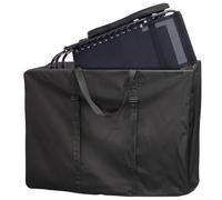 Bolsa de almacenamiento grande para silla plegable para exteriores con asas de cremallera y correa ajustable, tela Oxford, impermeable, portátil, plegable, para silla de sol, bolsas de transporte