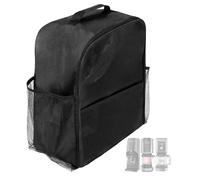 Bolsa de almacenamiento impermeable con bolsillos compatible con Ninja CREAMi Ice Cream Maker NC501UK NC300UK Series, bolsa de transporte para accesorios para hacer helados