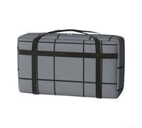 Bolsa de almacenamiento impermeable de gran capacidad con asas y cremallera, diseño de tela no tejida para un almacenamiento seguro y para uso en caja de mudanza con protección contra el polvo y la