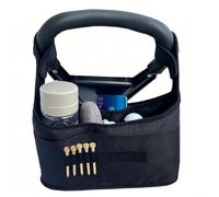 Bolsa de almacenamiento impermeable para carrito de nailon organizador bolsa de curso esencial para Caddy Club para coches Accesorios Negro