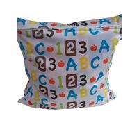 Bolsa de almacenamiento impermeable para materiales para mascotas, tela barnizada permanente, gran capacidad, para viajes, TPU barnizado, planificador impermeable para mascotas, Letra, Talla única