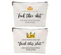 Bolsa De Almacenamiento Impreso De Letras De 2 Piezas, Bolsa De Maquillaje Simple, Bolsa De Almacenamiento Portátil, Bolsa De Almacenamiento Creativo, Bolsa De Almacenamiento Multifunción.