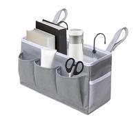 Bolsa de almacenamiento lateral para cama, cesta de gran capacidad | Organizador para litera para dormitorio para mando a distancia, libros, pañuelos, tabletas, estudiantes