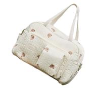 Bolsa de almacenamiento lavable de moda con diseño estratégico de compartimento para cambiar pañales, bolsa de pañales esencial