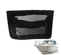 Bolsa de almacenamiento marina - 12 in Waterproof Boat Organizer, Adhesive Backing Pouch, Removable Gear Container | Practical Boat Accessory Holder for Sailing Fishing Outdoor Travel Secure Equipment