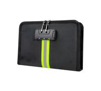 Bolsa de almacenamiento multifuncional no inflamable, segura con código de acceso, impermeable, deslizante permanente para viajes de teletrabajo, múltiples bolsas de almacenamiento no inflamables Poc