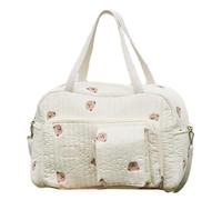 Bolsa de almacenamiento multifuncional, resistente al desgaste, organizador de pañales con bonito patrón de dibujos animados para viajar a las mamás