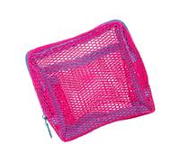 Bolsa de almacenamiento multiusos para cosméticos de viaje, organizadores de maquillaje, bolsas de maquillaje portátiles con cremallera, bolsa de cosméticos de viaje, rosa roja, Talla única