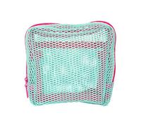 Bolsa de almacenamiento multiusos para cosméticos de viaje, organizadores de maquillaje, bolsas de maquillaje portátiles con cremallera, bolsa de cosméticos de viaje, Color verde, Talla única