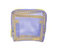 Bolsa de almacenamiento multiusos para cosméticos de viaje, organizadores de maquillaje, bolsas de maquillaje portátiles con cremallera, bolsa de cosméticos de viaje, Color morado, Talla única