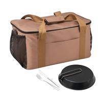 Bolsa de almacenamiento para acampar - 15.94x10.43in de estufa ligera para tiendas organizadas, transporte fácil con compartimento de 23 litros, bolsas de equipo para viajes, dormitorios, dormito