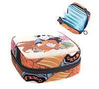 Bolsa de almacenamiento para almohadillas de servilletas sanitarias, bolsa de copa menstrual, organizador de bolsas de período para almohadillas femeninas, tampones, Año Nuevo chino Fuwa Fish Lotus
