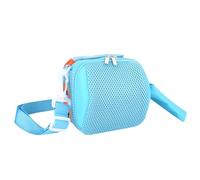 Bolsa de almacenamiento para altavoces de audio, funda de transporte de hombro, reproductores infantiles, accesorios de viaje y organización del hogar, compatibilidad óptima de 4.73 x 4.73 x 5.53