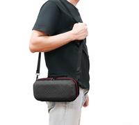 Bolsa de almacenamiento para altavoces transparente para JBL Charge 6 y Marshall Middleton 2, funda EVA a prueba de golpes con correa, color negro