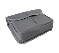 Bolsa de almacenamiento para andador de tela Oxford 600D, tipo colgante, para silla de ruedas o andador de movilidad, 30 x 10 x 22 cm con 3 compartimentos (gris)