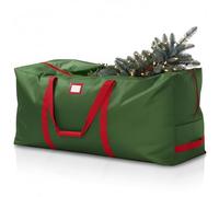 Bolsa de Almacenamiento para Árbol de Navidad 125x38x50cm, unda para Árbol Artificial Desmontable hasta 7,5 ft (228,6 cm), Funda Compacta de Material, Resistente, Impermeable y Antipolvo