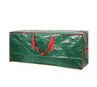 Bolsa de almacenamiento para árbol de Navidad, se adapta a árboles de Navidad desmontados de hasta 7.5 pies con asas reforzadas duraderas y doble cremallera, material impermeable que protege del