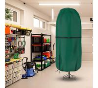 Bolsa de almacenamiento para árboles de Navidad verticales, correas ajustables de cierre de clic, cubierta resistente al polvo para árboles artificiales de 3/4/5/9 pies (verde oscuro de 3 pies)