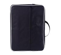 Bolsa de almacenamiento para arpa Lyra, Bolsa de almacenamiento Lyre Harp 10 16 19 cuerdas estuche con cremallera negro(Color 3)
