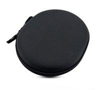Bolsa de almacenamiento para auriculares, funda de tela resistente al desgaste con banda elástica, bolsillo de red, correa de transporte doble cremallera para Bose para caja de transporte Anker (caqui