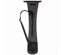 Bolsa de almacenamiento para bastón de senderismo de hasta 70 cm, para bastón de senderismo de poliéster de larga duración con correa y organizador de malla, funda protectora telescópica plegable