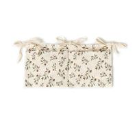 Bolsa de almacenamiento para bebé, organiza el almacenamiento al lado de la cama del bebé con 2 bolsillos, ligero para pañales, chupetes y más almacenamiento de mesita de noche para bebés