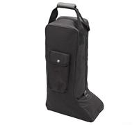 Bolsa de almacenamiento para botas de equitación de gran capacidad, tela Oxford 600D con asa de transporte y acolchado protector, color negro