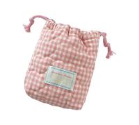 Bolsa de almacenamiento para cámara, cuerda de dibujo, bolsa de cosméticos acolchada, aseo portátil, cámara de maquillaje, funda protectora para mujeres, cuerda de dibujo, almacenamiento cosmético