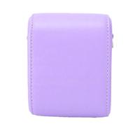 Bolsa de Almacenamiento para Cámara Instantánea con Correa Ajustable para Go, Piel Sintética de Primera Calidad, Sensación Lujosa para Uso Diario (Purple)
