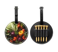 Bolsa de almacenamiento para camisetas de golf con muchas verduras frescas, fácil de transportar y más eficiente para jugar al golf