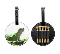 Bolsa de almacenamiento para camisetas de golf Lizard Looking up at The Sky Black, fácil de transportar y más eficiente para jugar al golf