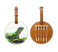 Bolsa de almacenamiento para camisetas de golf Lizard Looking Up at The Sky Brown, fácil de transportar y más eficiente para jugar al golf