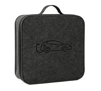 Bolsa de almacenamiento para cargador EV | Bolsa de almacenamiento para cables de cargador EV | Organizador de cable de carga de vehículo eléctrico - Fieltro 37 x 37 x 9 cm Resistente a la intemperie
