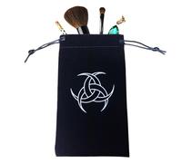 Bolsa de almacenamiento para cartas del tarot | Bolsa de terciopelo con cordón - 10 x 18 cm bolsa de cubos con cordón para fichas y canicas | para fichas, piedras de cristal, joyas y artículos