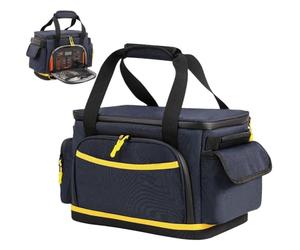 Bolsa de almacenamiento para central eléctrica: carcasa interna resistente | Bolsa organizador de viaje; Bolsa de almacenamiento portátil para cables electrónicos; Unidad de carga de nylon resistente al