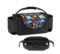 Bolsa de almacenamiento para cochecito grande - Organizador para cochecito, organizador para cochecito, organizador para cochecito de lujo | Organizador del carrito del cochecito con portavasos, orga