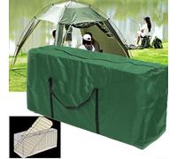 Bolsa de almacenamiento para cojines de muebles de jardín, tela Oxford 210D, impermeable, anti-UV, resistente, bolsa de almacenamiento para árbol de Navidad, para sillas (116 x 47 x 51 cm)