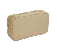 Bolsa de almacenamiento para cosméticos carta parche personalizado viaje cosmético bolsa personalizada bolsa de nylon bolsa de aseo bolsa de chenille parche maquillaje de tela bolsa cosmética bolsa