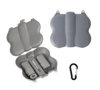 Bolsa de almacenamiento para DJI Neo 2, funda de transporte portátil protectora para dron DJI Neo 2, módulo de transmisión de video y 2 baterías para accesorios (gris)