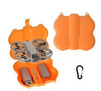 Bolsa de almacenamiento para DJI Neo 2, funda de transporte portátil protectora para dron DJI Neo 2, módulo de transmisión de video y 2 baterías para accesorios (naranja)