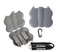 Bolsa de almacenamiento para DJI Neo 2, funda protectora de transporte con cordón para dron DJI Neo 2, módulo de transmisión de video y 2 baterías para accesorios (gris)