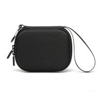 Bolsa de almacenamiento para DJI para Nano | Funda rígida portátil con mango largo y clip de mosquetón | Paño repelente al agua y para bolsa protectora de EVA para accesorios | Compacto (negro)