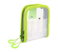 Bolsa de almacenamiento para equipo de pesca, impermeable, portátil, para anzuelos, anzuelos, madera, camarones, pulpo, cubierta protectora de plástico, organizador de accesorios de pesca, Green